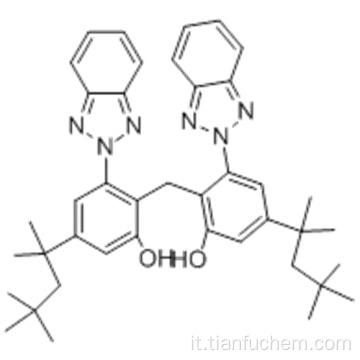 2,2&#39;-Metilenebis [6- (2H-benzotriazol-2-il) -4- (1,1,3,3-tetrametilbutil) fenolo] CAS 103597-45-1